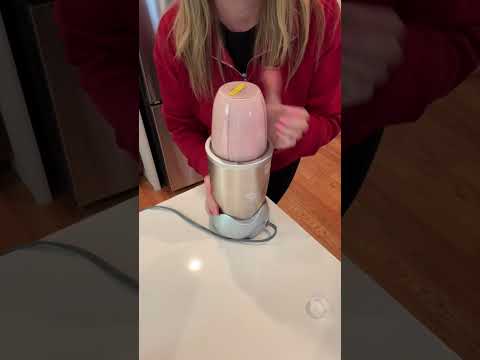 NutriBullet Demo. Making a protein shake with the NutriBullet blender.