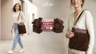 Alize Puffy fur Love - 60 černá