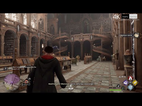 HOGWARTS LEGACY  ___  4K ULTRA Realistic High Graphics HDR Gameplay Clip - No Commentary