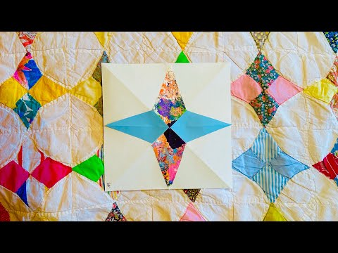 How to make a quilt square star!  (Or compass rose!)✨Inspired by Faith Ringgold and New York City!