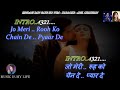 Zindagi Ban Gaye Ho Tum Karaoke With Scrolling Lyrics Eng हिंदी