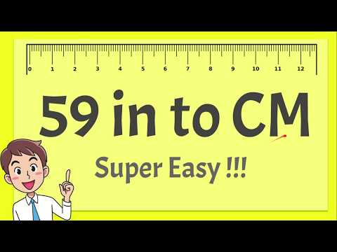 1st YouTube video about how many cm is 59