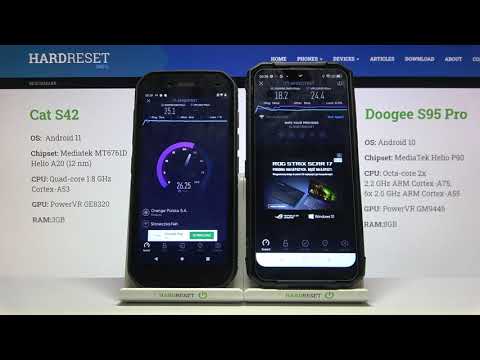 Which One is Faster Cat S42 or Doogee S96 Pro - WiFi Speed Test Benchmark by Ookla - Download Speed