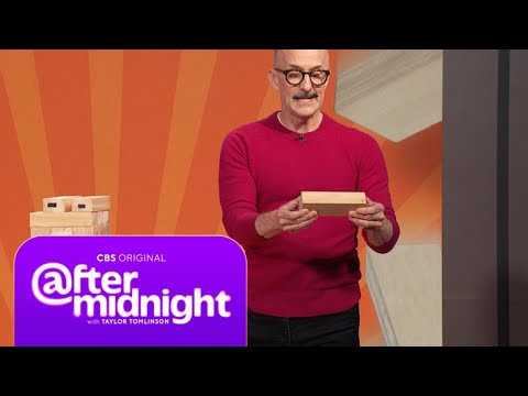 Jim Rash Climbs a Tower of Relatable Terror, One Giant Jenga Block at a Time