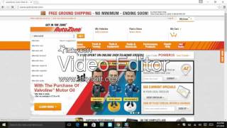 Looking up parts on Autozone