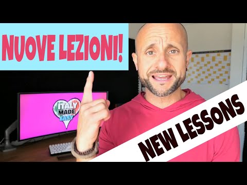 DAILY ITALIAN LESSONS - Announcing new cycle of Italian Lessons at all levels!