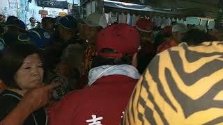 2o19年4月1o日大甲媽祖32週年前往新港奉天宮遶境進香駐進奉天宮沿途盛況。(5)