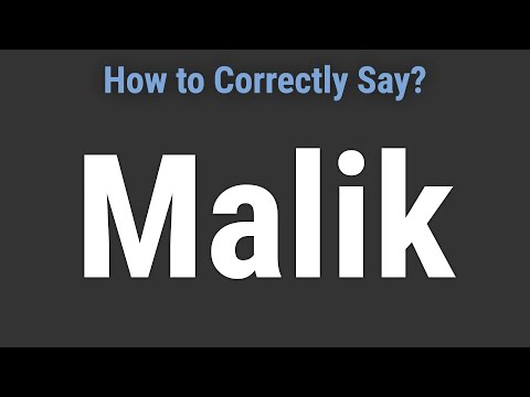 How to Pronounce Name Malik (Correctly!)