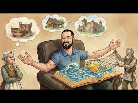 O rybáři a zlaté rybce ???? – Audio pohádka na dobrou noc (čte Táta)