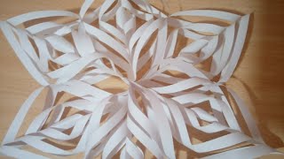 How to make a beautiful Snowflake ❄️✨🥶