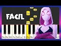 Spider - Woman - Gwen Stacy - PIANO FÁCIL - TUTORIAL DE PIANO