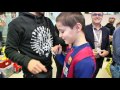 FC Barcelona players put smiles on faces in local hospitals