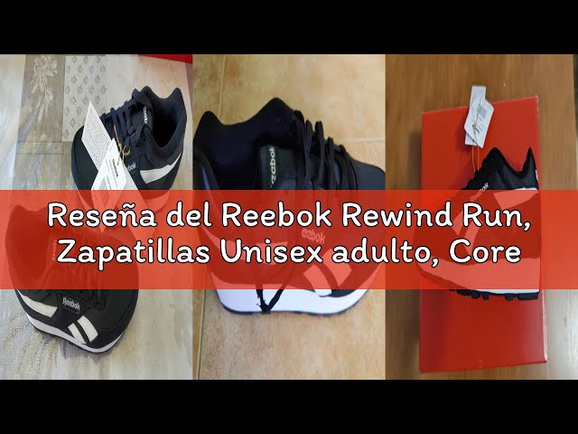 Vídeo relacionado con Reebok Rewind Run, Zapatillas Unisex adulto, Core Black White Core Black, 43 EU