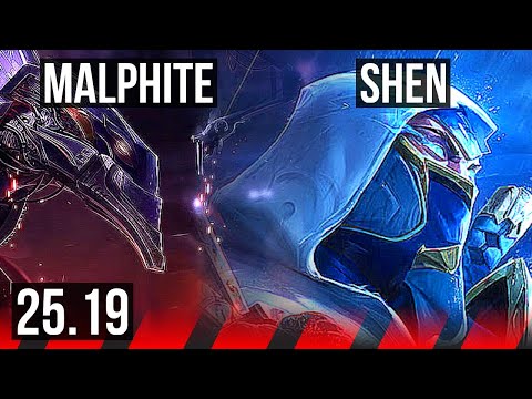 MALPHITE vs SHEN (TOP) | EUNE Master | 25.19