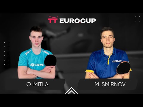 15:30 Oleksii Mitla - Mykyta Smirnov 08.01.2024 TT Euro.Cup Ukraine Master. TABLE 3