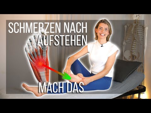 Schmerzen der Fußsohle nach dem Aufstehen? Schnelle Linderung durch diese Übung und Dehnung