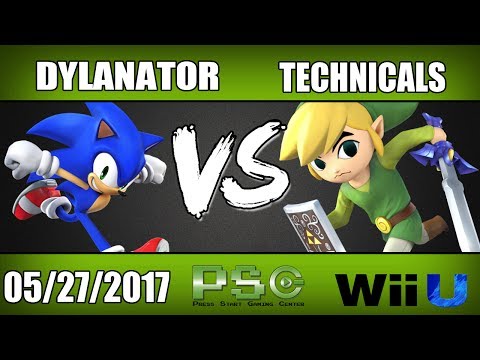 Dylanator (Sonic) vs Technicals (Toon Link) - Wii U Winners Round 1 Rising Legends Arcadian PSG