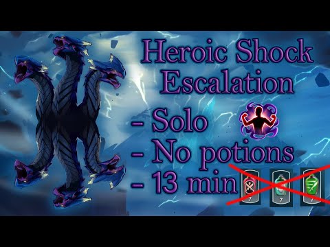 [Dauntless] Heroic Shock Escalation -Solo -No potion -13 min (Repeater)