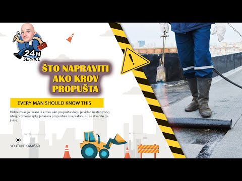 Hydro insulation of a flat terrace or roof if it leaks moisture - REPAIR YOURSELF!