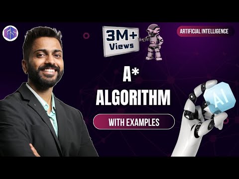 Lec-14: A* algorithm in AI (artificial intelligence) in HINDI | A* algorithm with example