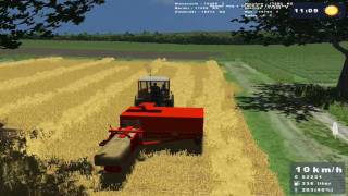 preview picture of video '[HD]Landwirtschafts-Simulator 2009-prasownie sipmą i zbiór'