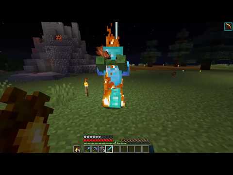 Minecraft: Natural Full Diamond Armor Zombie