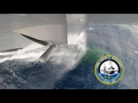 Around the Yard at NNS: John F. Kennedy (CVN 79) Builder’s Sea Trials