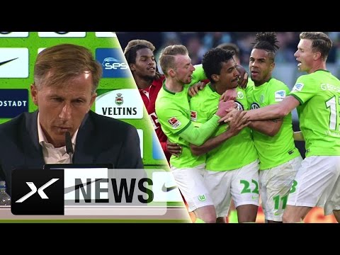 Andries Jonker zu Luiz Gustavos Ausraster: "Nicht gut!" | VfL Wolfsburg - FC Bayern München 0:6