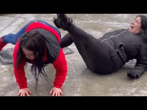 Seattle Ice storm 2022 / Funny videos #2 #Seattle weather /funny ice fall videos completion