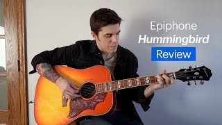 Video thumbnail for Epiphone Hummingbird Review and Sound Samples by Best Buy Canada Product Videos