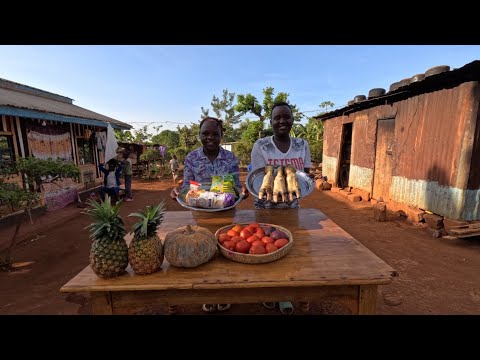 Traditional methods of cooking cow hooves soup, vegetables 🥬 & pumpkin maandazi 