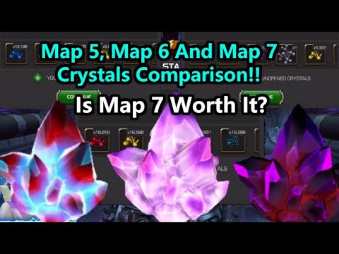 100X Map 5, 100X Map 6 And 100 Map 7 Crystals! Which Ones To Go For | Marvel Contest Of Champions