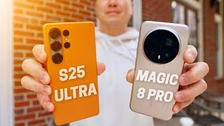 Honor Magic 8 Pro vs Galaxy S25 Ultra with Camera Test: I’m Shocked