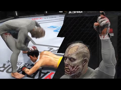 Bruce Lee vs Zombie King | UFC4 Super Play