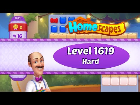 Homescapes Level 1619 Hard | No Boosters | Playrix