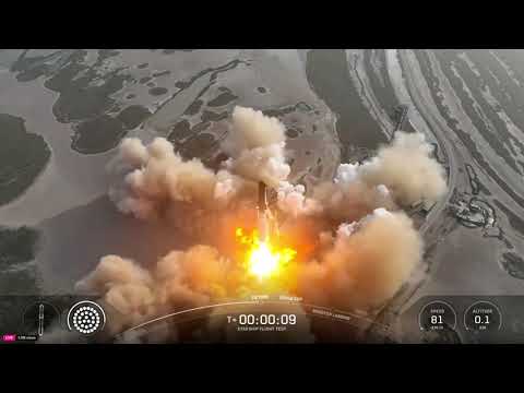 FULL LAUNCH! SpaceX Starship Flight 9