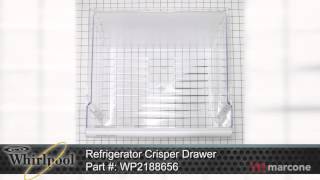 Whirlpool Refrigerator Crisper Drawer Part #: WP2188656