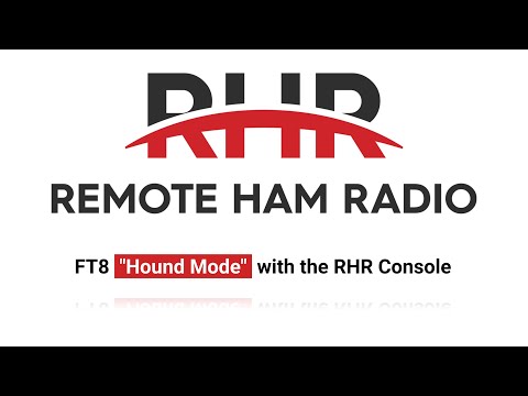 FT8 "Hound Mode" In the RHR Console - RHR Tutorial Series