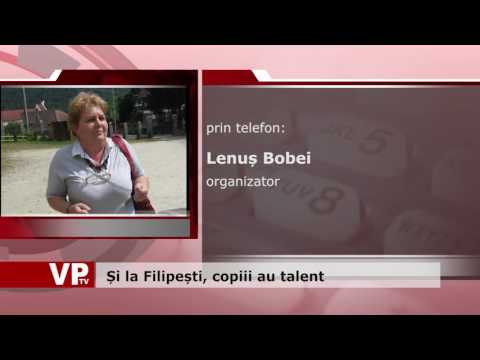 Și la Filipești, copiii au talent