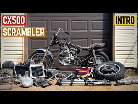 CX500 Scrambler - Build Intro!