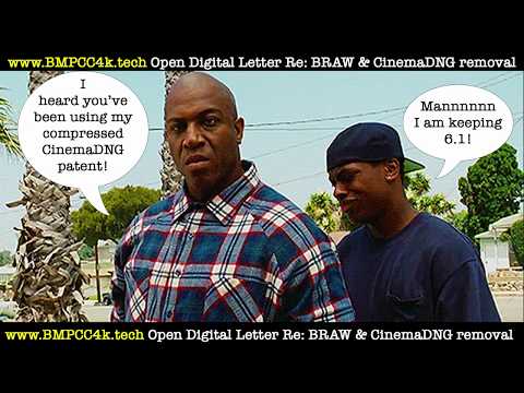 A Response To Blackmagic Design Firmware 6.2 Added Braw & CinemaDNG Removal