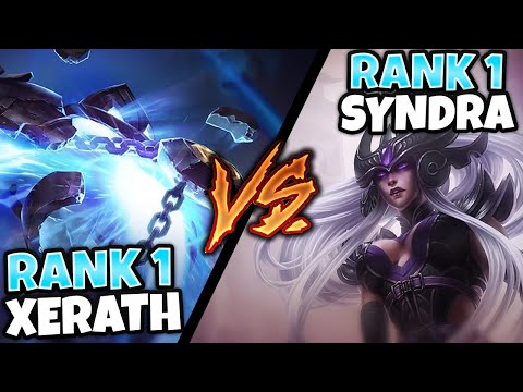 WHEN RANK 1 XERATH GOES UP AGAINST RANK 1 SYNDRA (MAGE BATTLE) - League of Legends