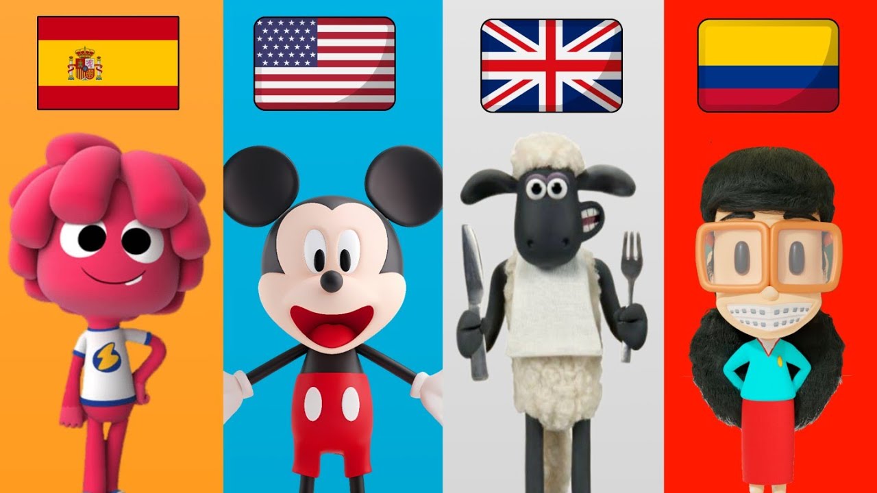 Cartoons From Different Countries | Part 2