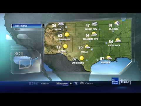 TWC HD Satellite Local Forecast- Oct. 25, 2012- 10:28AM PDT