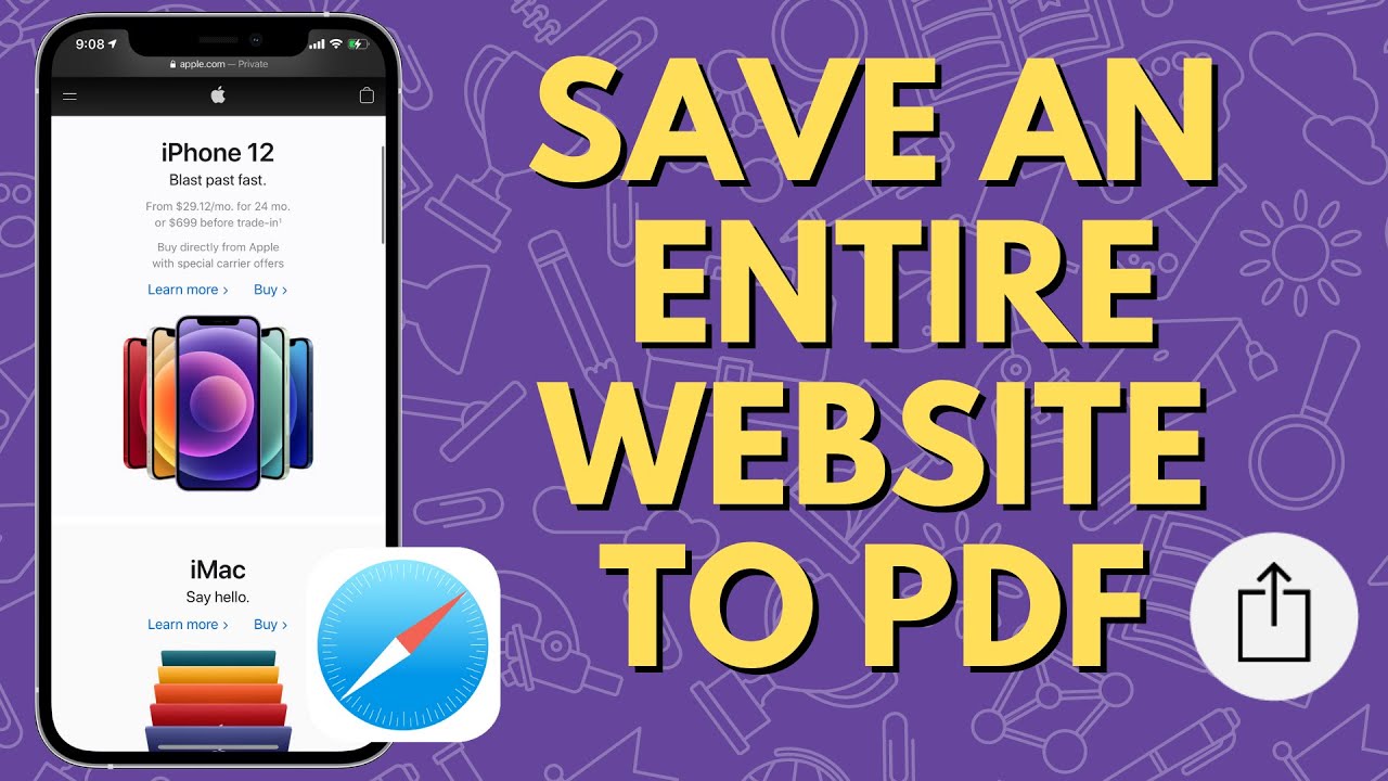 Save An Entire Website To PDF Using Your iPhone