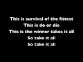 Eminem- Survival lyrics 