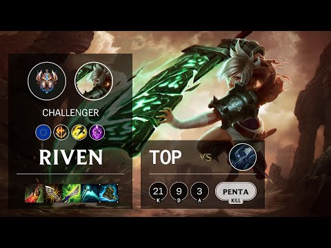 Riven Top vs Lissandra - EUW Challenger Patch 10.20