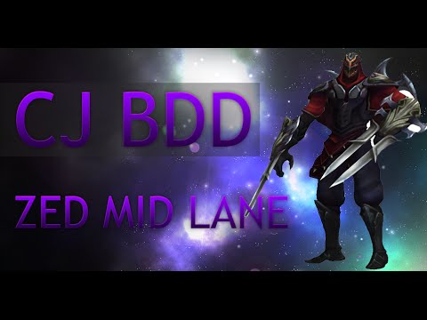 CJ Entus BDD - Zed vs Yasuo - Mid - Patch 5.24 - "KR" SoloQueue Replay Highlights (January 5th 2016)