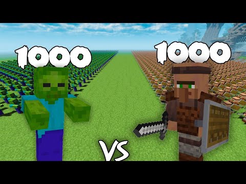 Ultimate Showdown: Zombies VS Villagers!
