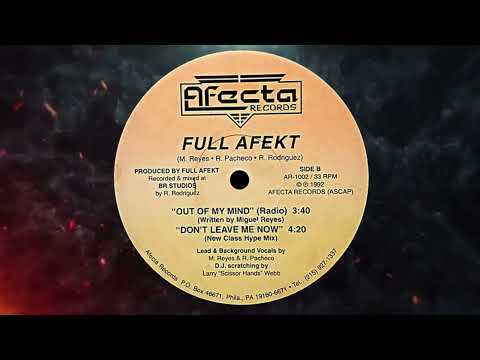 Full Afekt – Don't Leave Me Now / Out Of My Mind (12'' Single) (24-Bit Vinyl Remastering)